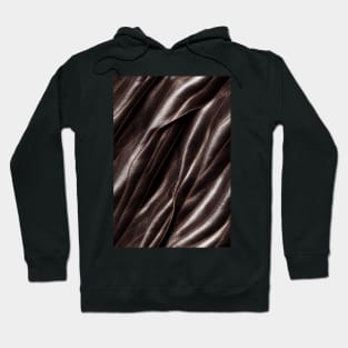 Black Imitation leather, natural and ecological leather print #4 Hoodie